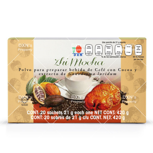 cafe con cacao con ganoderma DXN en Puebla